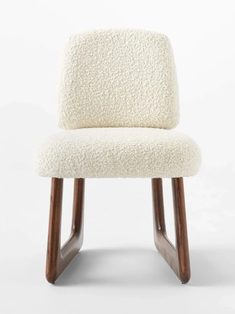 The TEDDY WHITE Accent Chair – Dining Chair