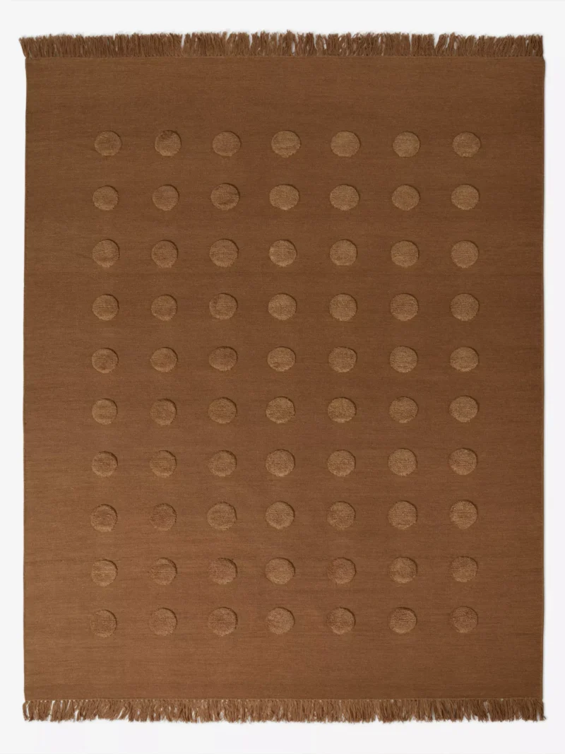 The CHOCOLATTE Luxury Fringed Wool Rug